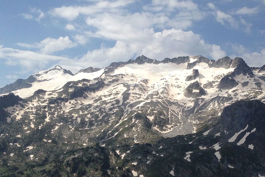 Aneto and Maladeta Glacier (Spain)