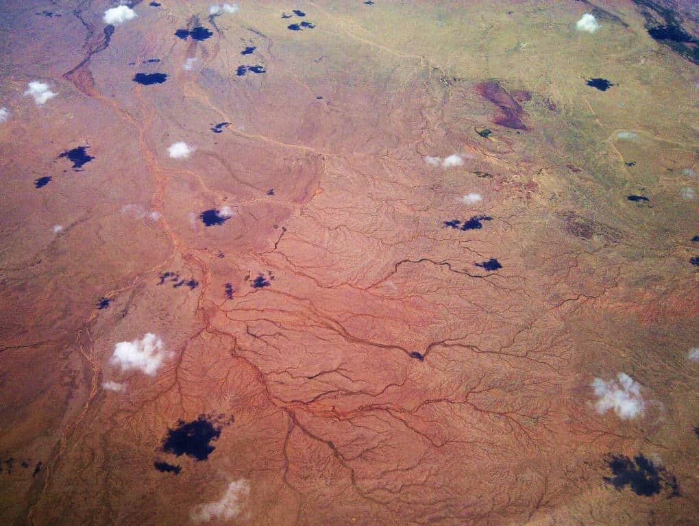 Wadi del desierto del Gobi