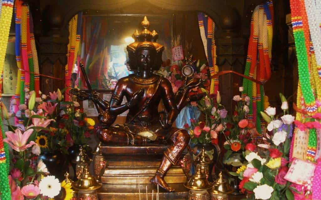 El Buda de las 4 Caras en Taipei