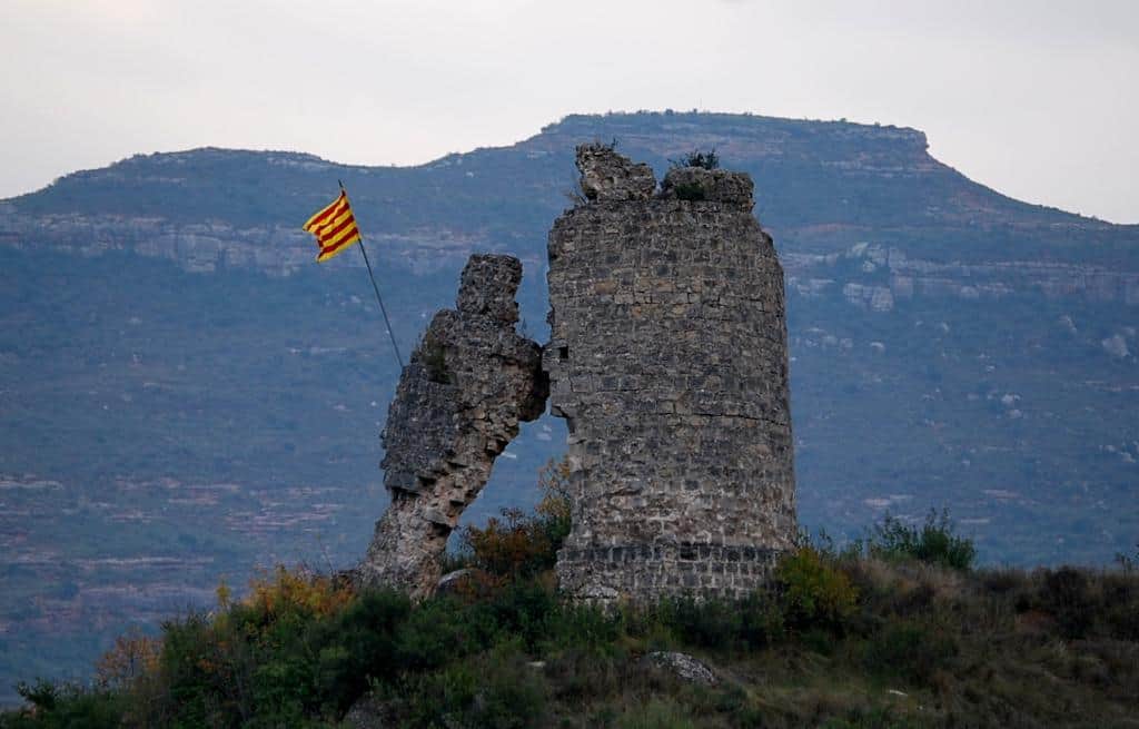 Torre de vigilancia sobre una calzada romana