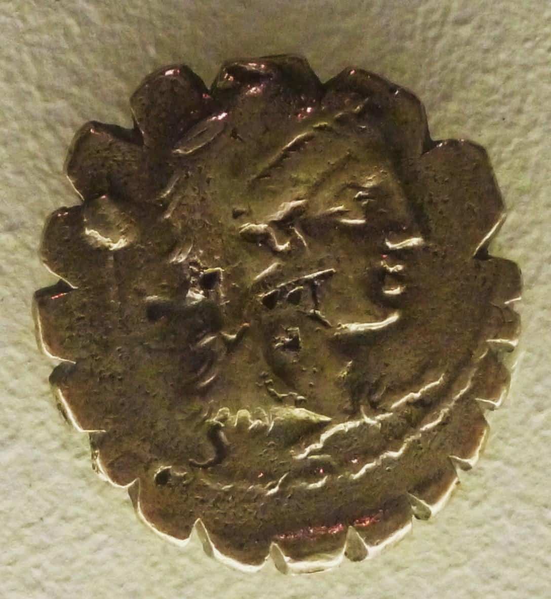 Denario de Sila del A?72 de la fundacion de Roma
