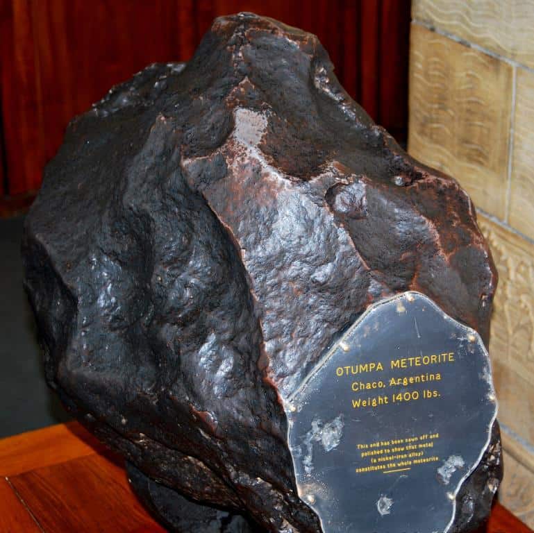 Meteorito en Museo de Ciencias de Londres