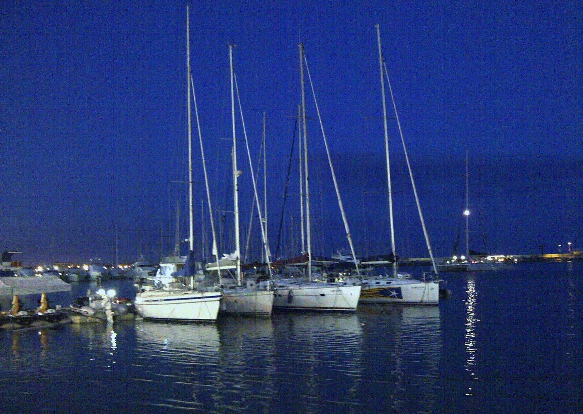 Atardecer en Cambrils Port