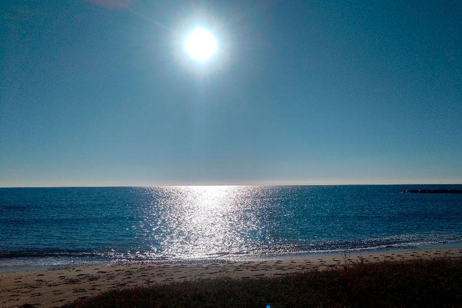 Sol en el solsticio de invierno
