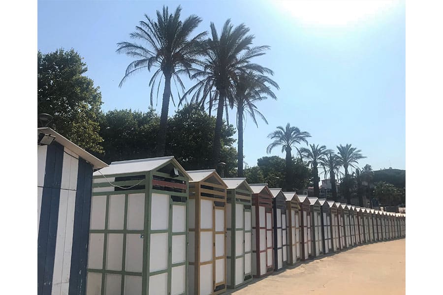 Huts of the Banys de S ‘Agaró