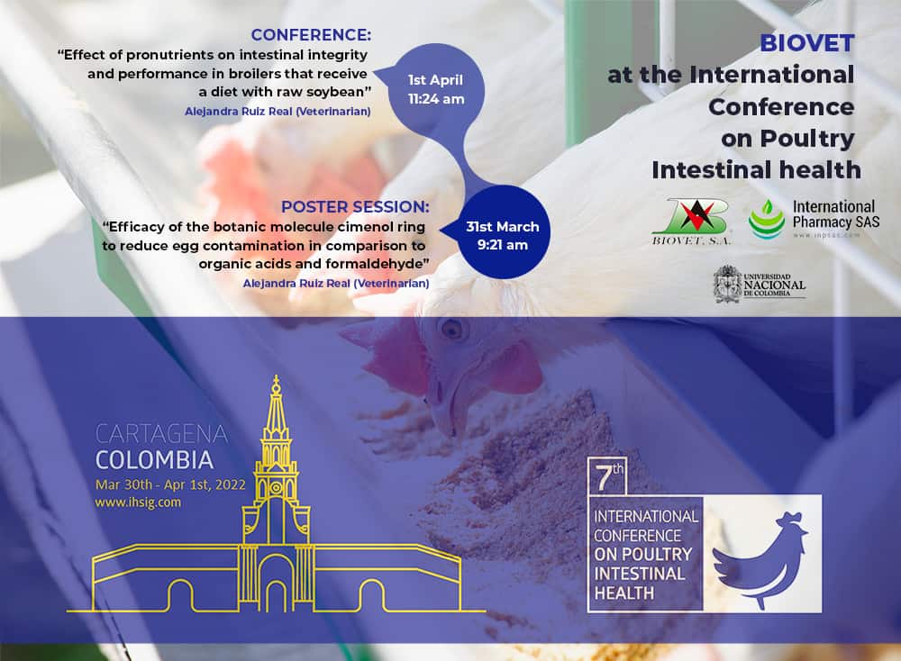 Biovet participates in the International Conference on Poultry Intestinal Health
