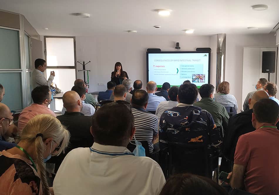 Dra. Anna Tesouro, responsable del departamento de I+D y de producción de Biovet S.A.