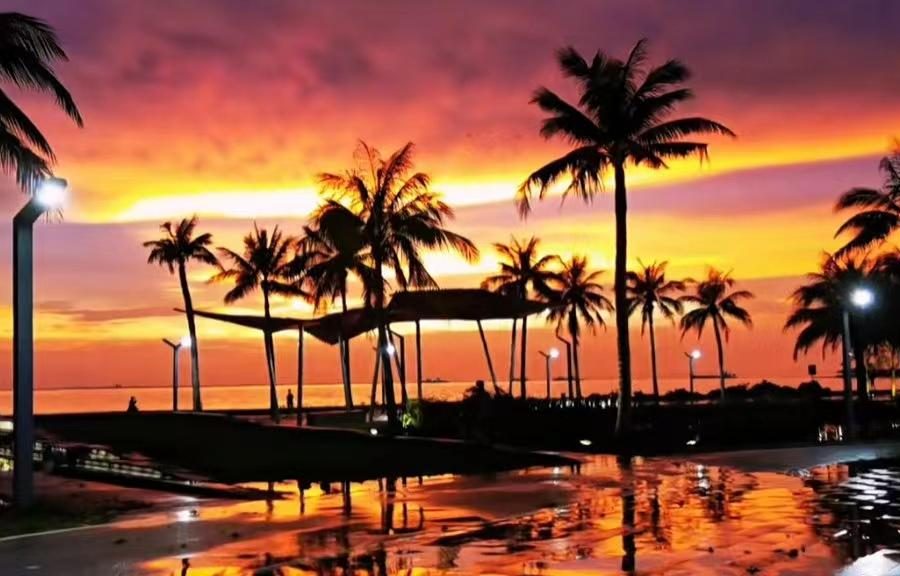 Atardecer en Haikou