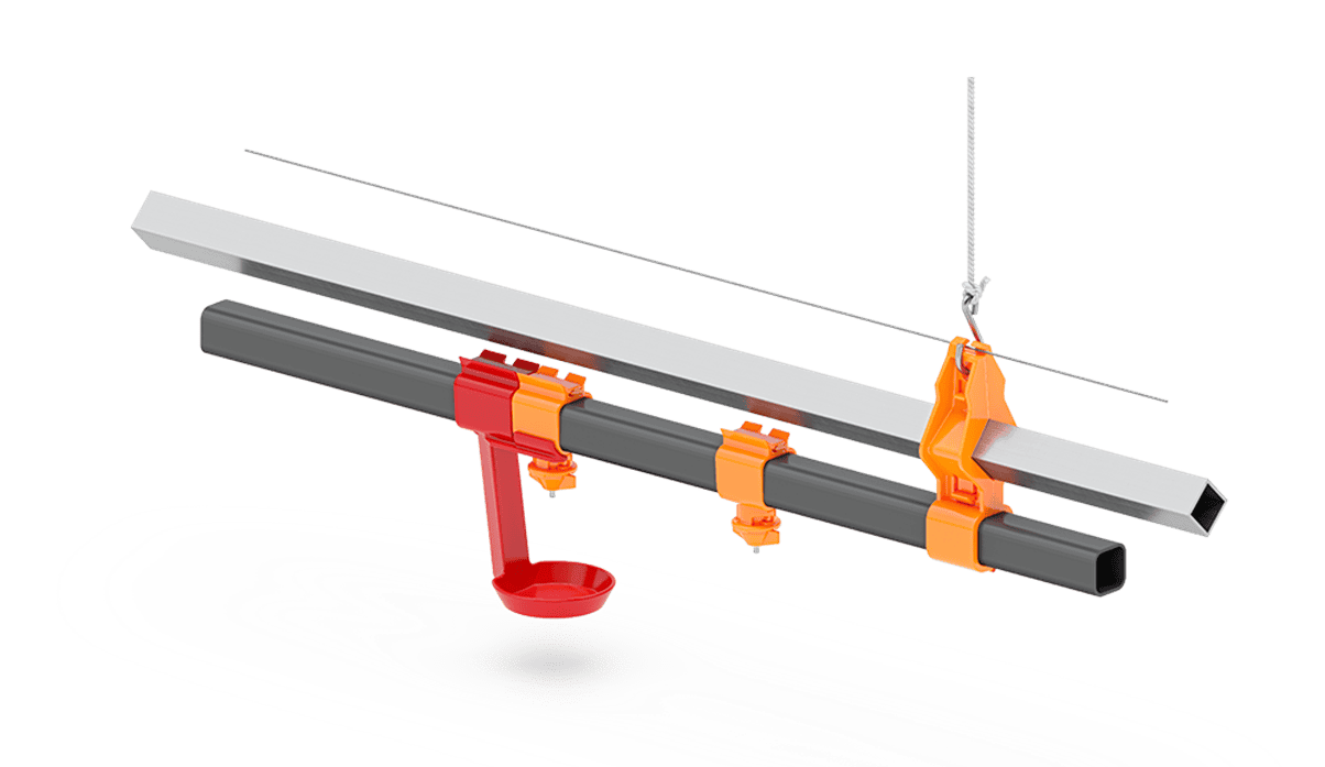 sistema de agua super drop de Giordano global para aves